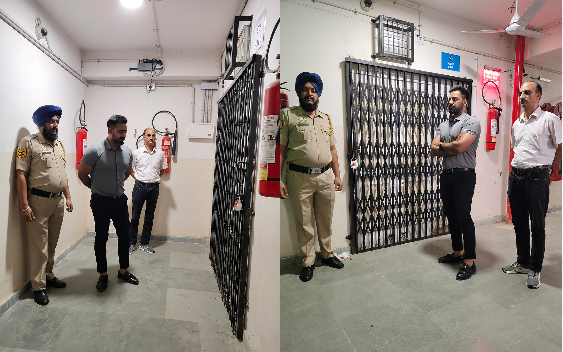 *Deputy Commissioner inspected the warehouse of EVM-VVPAT machines*
